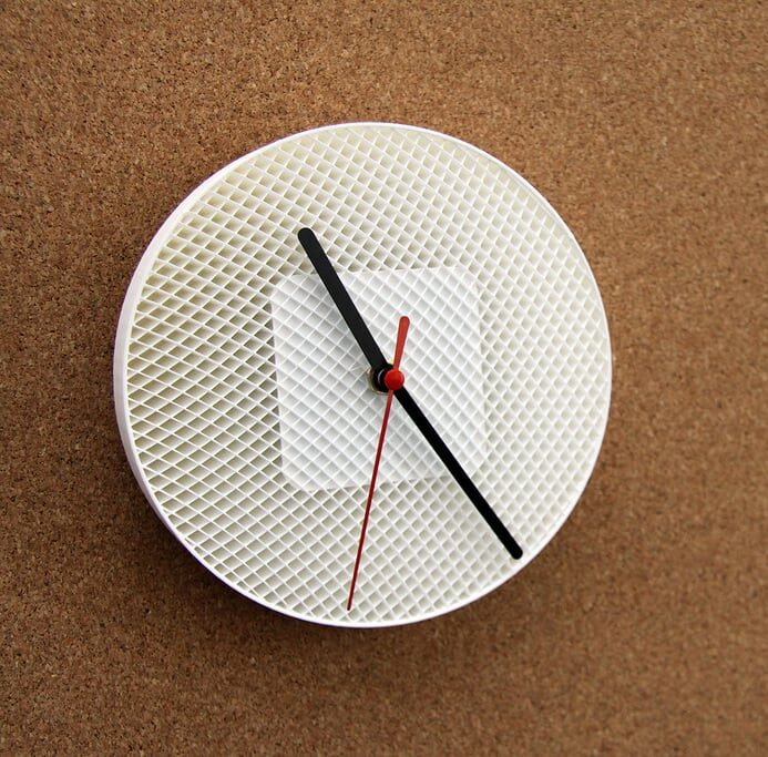 Дизайнерський годинник “GeoFrame Clock” для стіни або столу - Зображення 7