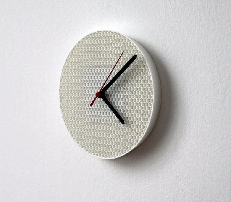 Дизайнерський годинник “GeoFrame Clock” для стіни або столу - Зображення 2